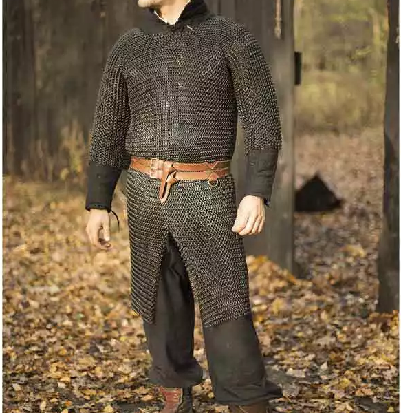 Ragnar Chainmail Shirt Knight Armor Mail Hauberk Butted Small Size Reenactment