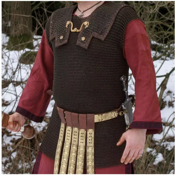Lorica Hamata Medieval Roman Armor Chainmail Shirt Cosplay Reenactment LARP
