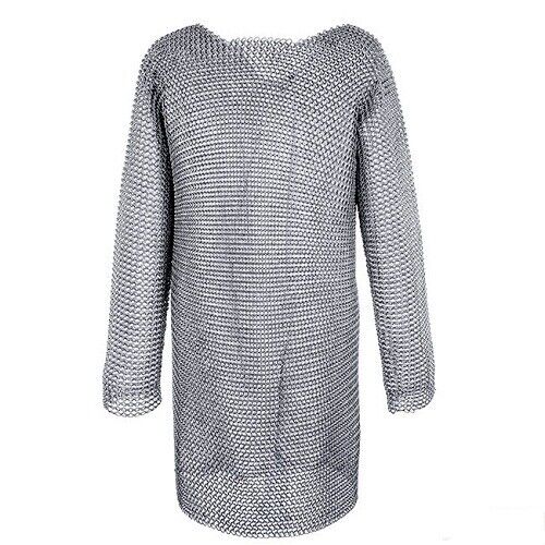 Medieval Butted Chainmail Armor Hauberk Oil Finished Shirt LARP Reenactment